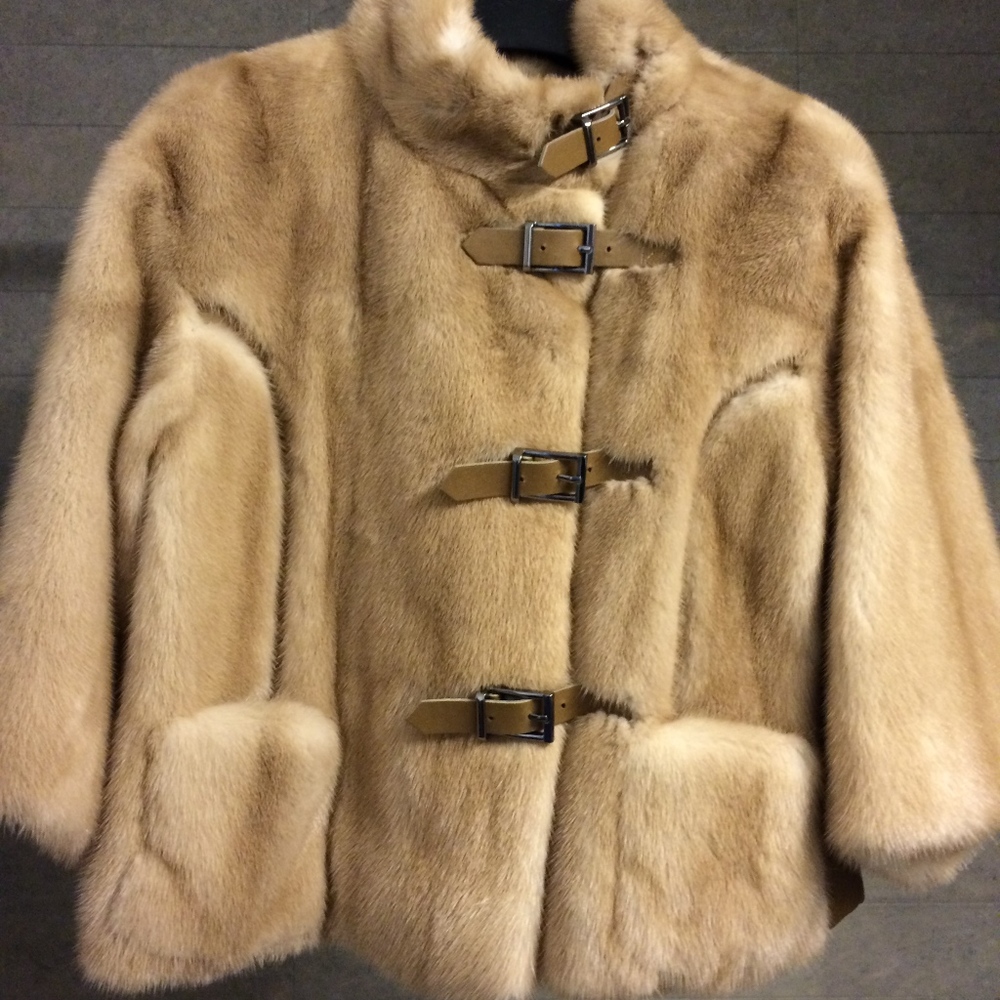 Barbara Bui Cropped Mink